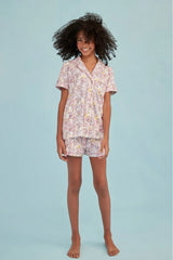 Roller Rabbit x LoveShackFancy Preppy Patchwork Women's Polo Pajama