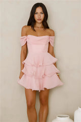 Pretty In The Sun Off Shoulder Mini Dress