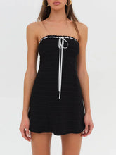 Mayfair Crochet Mini Dress
