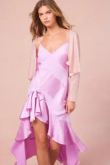 Mallee Satin Asymmetrical Dress